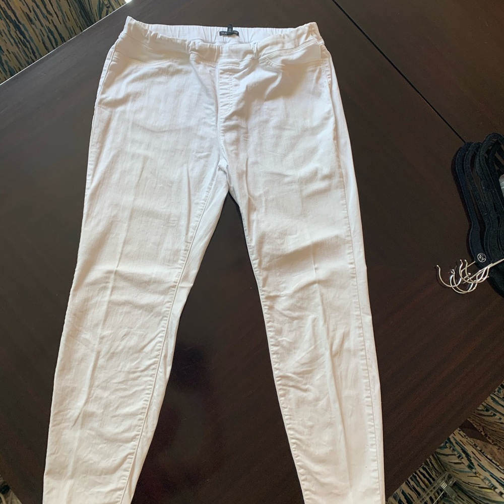 Eileen Fisher White Jeans